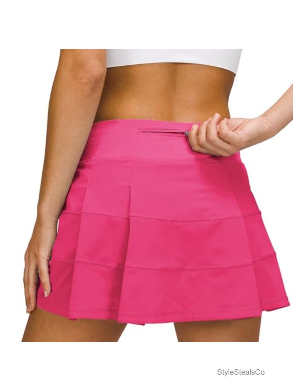 Women's Athletic Tennis Golf Skort Pleated with Pockets Workout Running